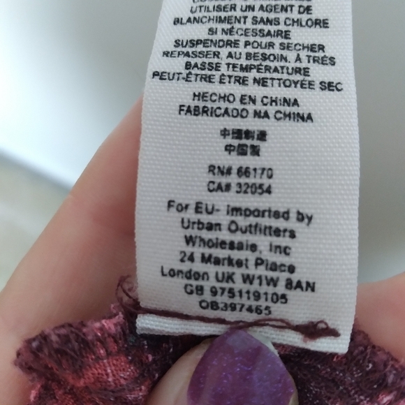 Free People Red Floral All The Right Ruffles Romper Size Small - Picture 15 of 15